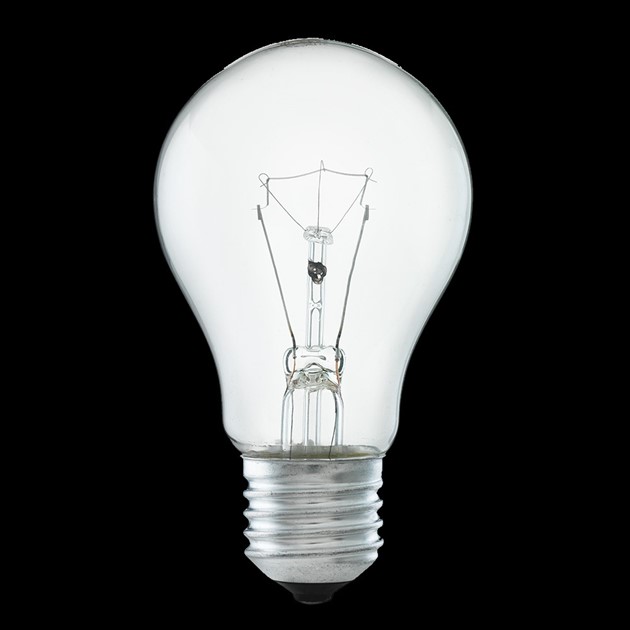 Normal klar E27 12V 15W